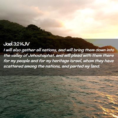 Joel 3:2 KJV Free Bible Images