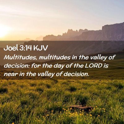 Joel 3:14 KJV Free Bible Images