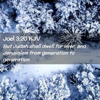 Joel 3:20 KJV Free Bible Images