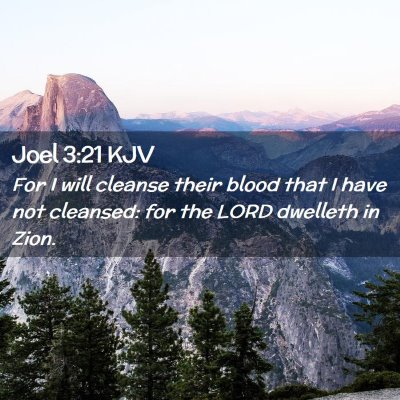 Joel 3:21 KJV Free Bible Images