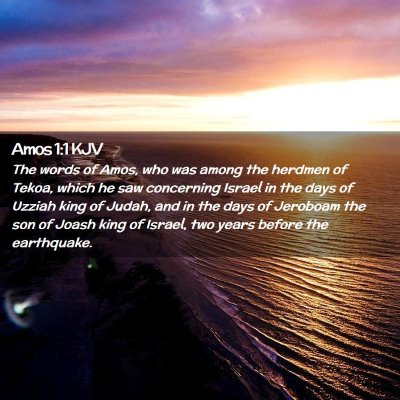 Amos 1:1 KJV Free Bible Images