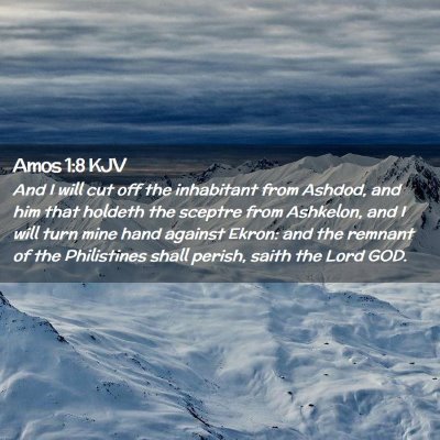 Amos 1:8 KJV Free Bible Images