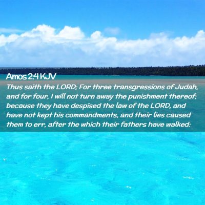 Amos 2:4 KJV Free Bible Images