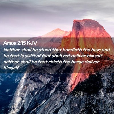 Amos 2:15 KJV Free Bible Images