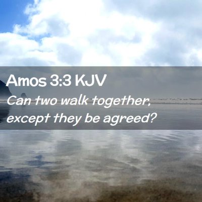 Amos 3:3 KJV Free Bible Images