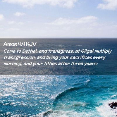 Amos 4:4 KJV Free Bible Images