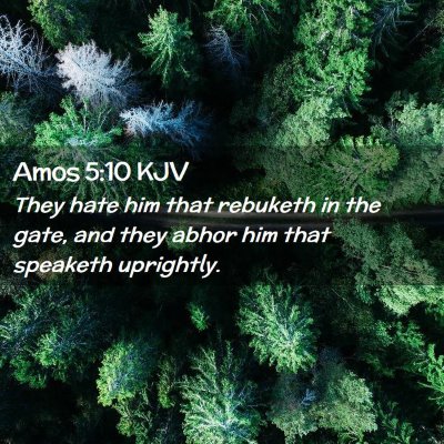 Amos 5:10 KJV Free Bible Images