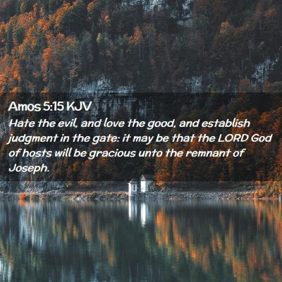 Amos 5:15 KJV Free Bible Images