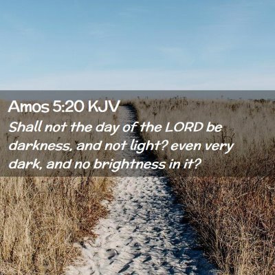 Amos 5:20 KJV Free Bible Images