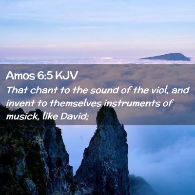 Amos 6:5 KJV Free Bible Images