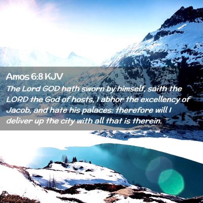 Amos 6:8 KJV Free Bible Images