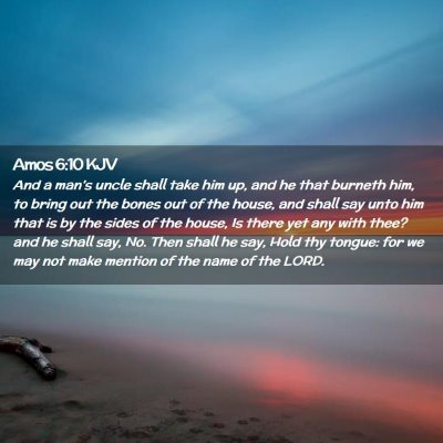 Amos 6:10 KJV Free Bible Images