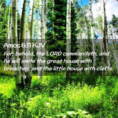 Amos 6:11 KJV Free Bible Images