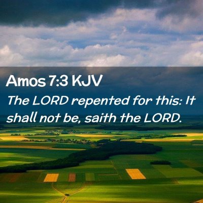 Amos 7:3 KJV Free Bible Images