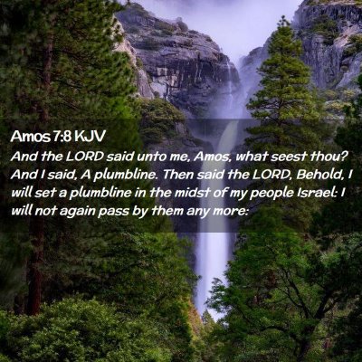 Amos 7:8 KJV Free Bible Images