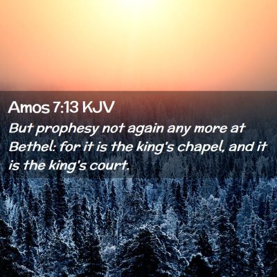 Amos 7:13 KJV Free Bible Images