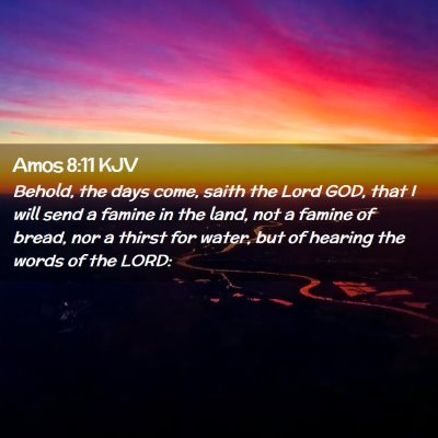 Amos 8:11 KJV Free Bible Images