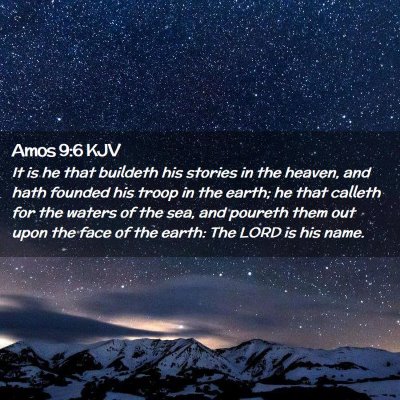 Amos 9:6 KJV Free Bible Images