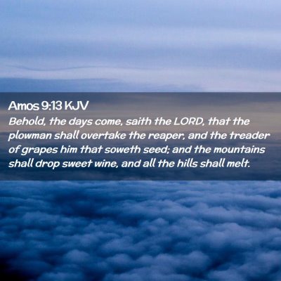 Amos 9:13 KJV Free Bible Images