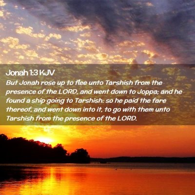 Jonah 1:3 KJV Free Bible Images