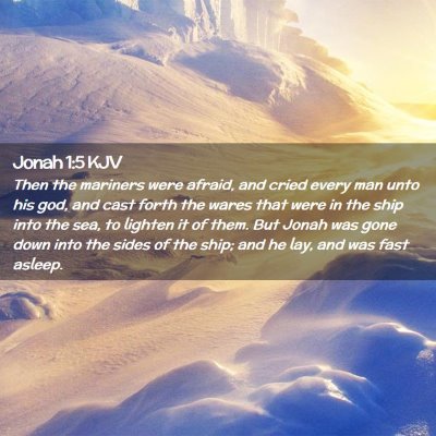 Jonah 1:5 KJV Free Bible Images