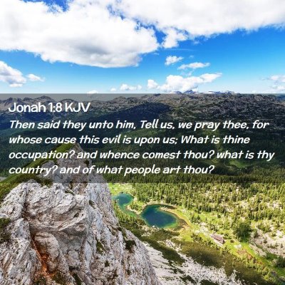 Jonah 1:8 KJV Free Bible Images