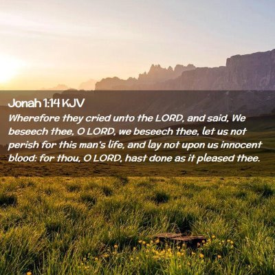 Jonah 1:14 KJV Free Bible Images