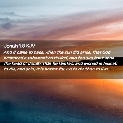 Jonah 4:8 KJV Free Bible Images