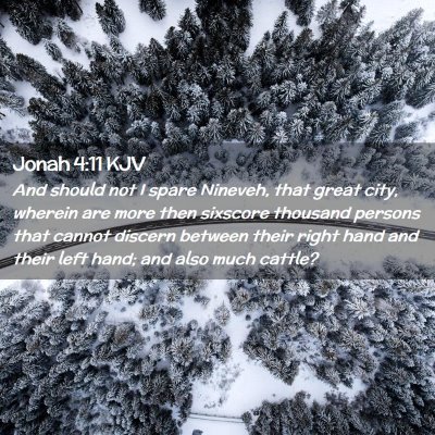 Jonah 4:11 KJV Free Bible Images