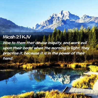 Micah 2:1 KJV Free Bible Images