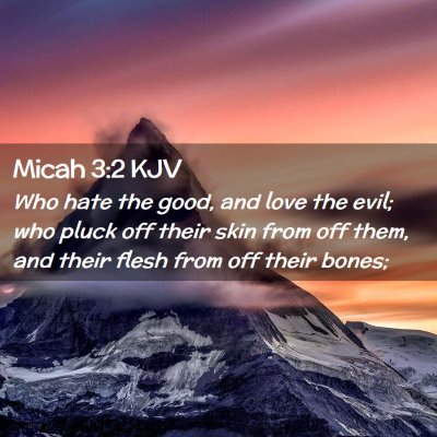 Micah 3:2 KJV Free Bible Images