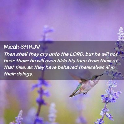 Micah 3:4 KJV Free Bible Images