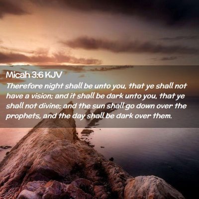 Micah 3:6 KJV Free Bible Images