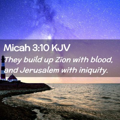 Micah 3:10 KJV Free Bible Images