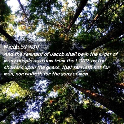 Micah 5:7 KJV Free Bible Images