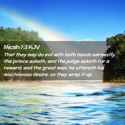 Micah 7:3 KJV Free Bible Images