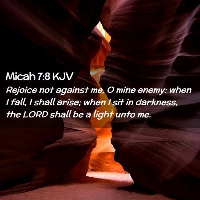 Micah 7:8 KJV Free Bible Images