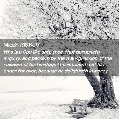 Micah 7:18 KJV Free Bible Images