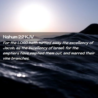 Nahum 2:2 KJV Free Bible Images