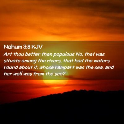 Nahum 3:8 KJV Free Bible Images