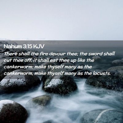 Nahum 3:15 KJV Free Bible Images