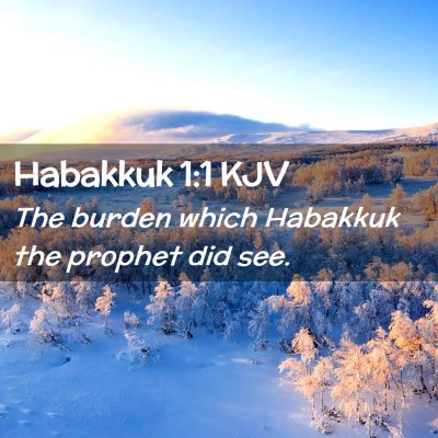 Habakkuk 1:1 KJV Free Bible Images