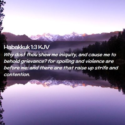 Habakkuk 1:3 KJV Free Bible Images