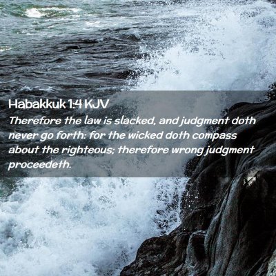 Habakkuk 1:4 KJV Free Bible Images