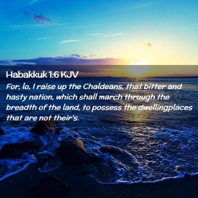 Habakkuk 1:6 KJV Free Bible Images