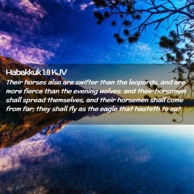 Habakkuk 1:8 KJV Free Bible Images