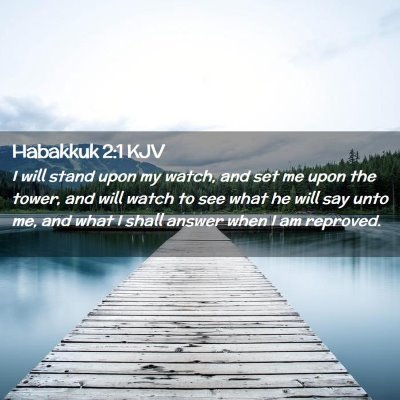 Habakkuk 2:1 KJV Free Bible Images