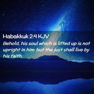 Habakkuk 2:4 KJV Free Bible Images