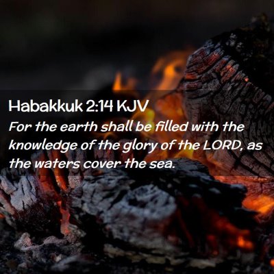 Habakkuk 2:14 KJV Free Bible Images