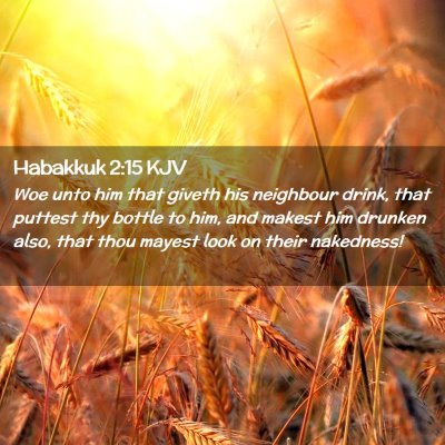 Habakkuk 2:15 KJV Free Bible Images